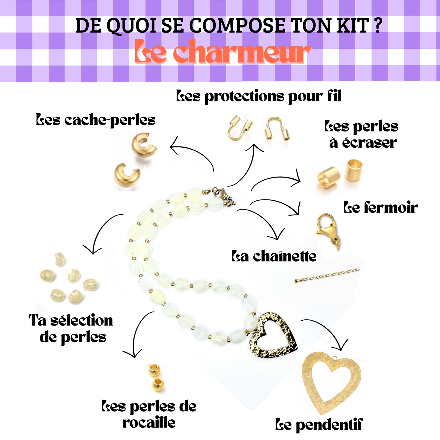 Kit collier - Le charmeur