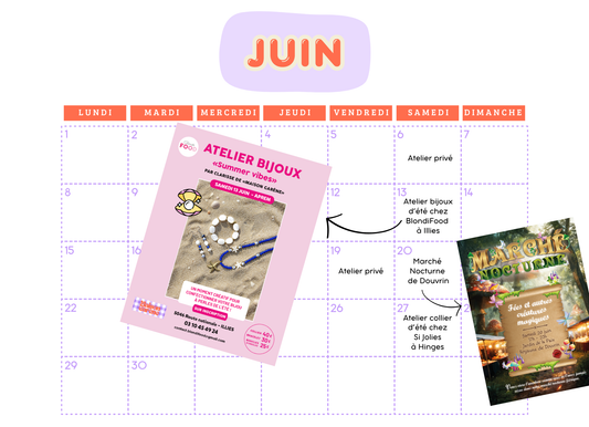 L'agenda du mois de Juin