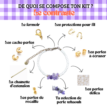 Kit bracelet - Le contraste
