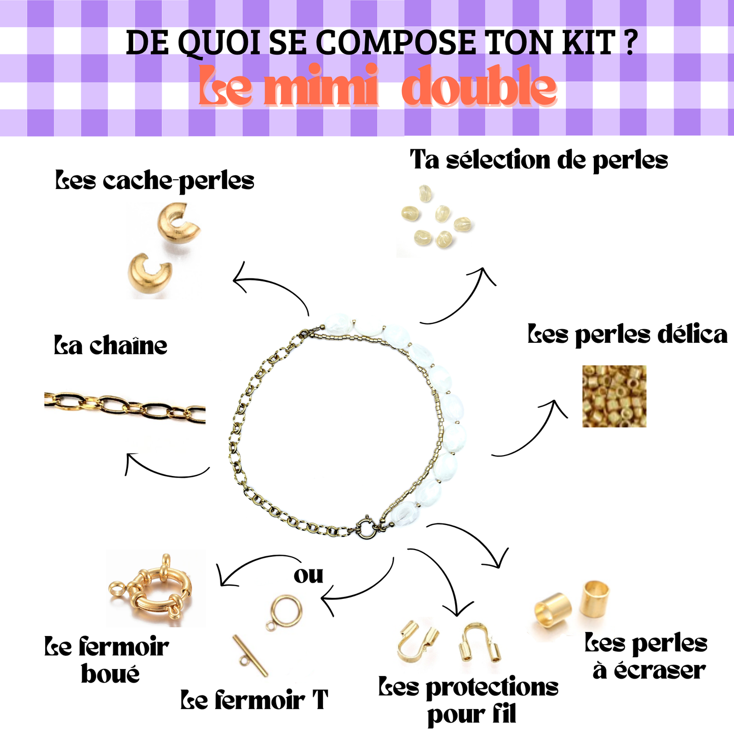 Kit collier - Le mimi double