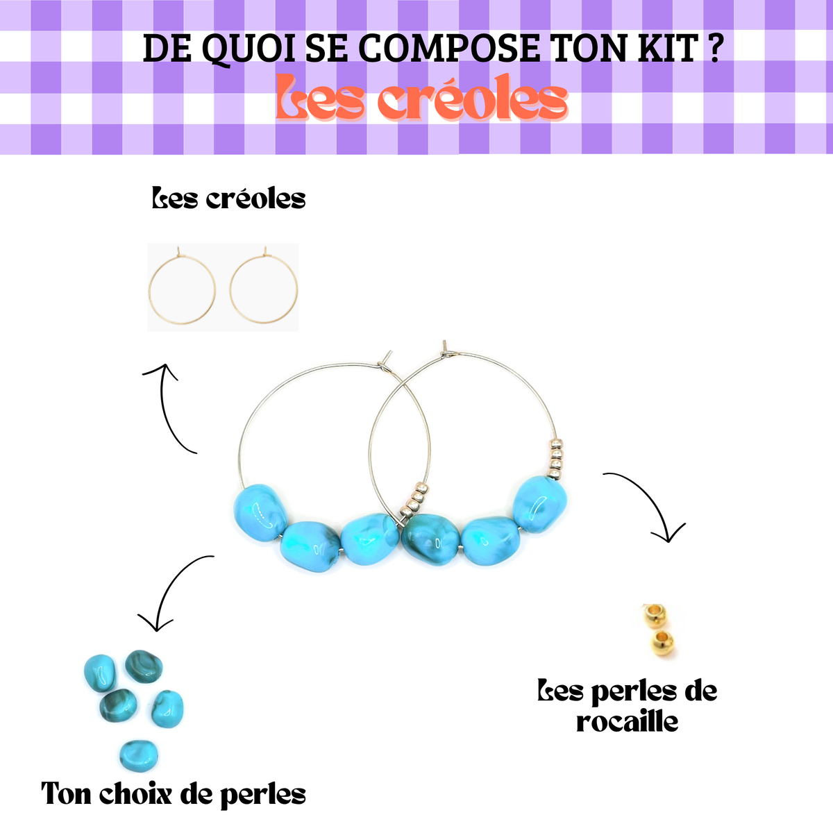 Kit boucles - Les créoles